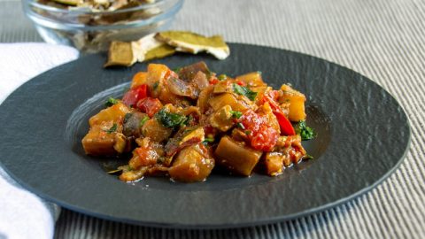 Melanzane e funghi, ricetta lombarda