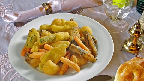 Fritto all'italiana verdure fritte dorate