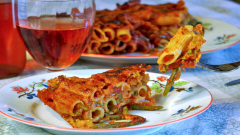 Pasta al forno con fagiolini, la ricetta pugliese