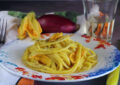 Gli spaghetti ai fiori di zucca e zafferano, ricetta tradizionale di L'Aquila